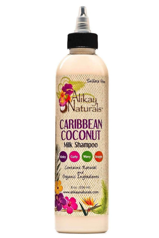 Alikay Naturals Caribbean Coconut Milk Shampoo 8oz - Beautiful Black Hair