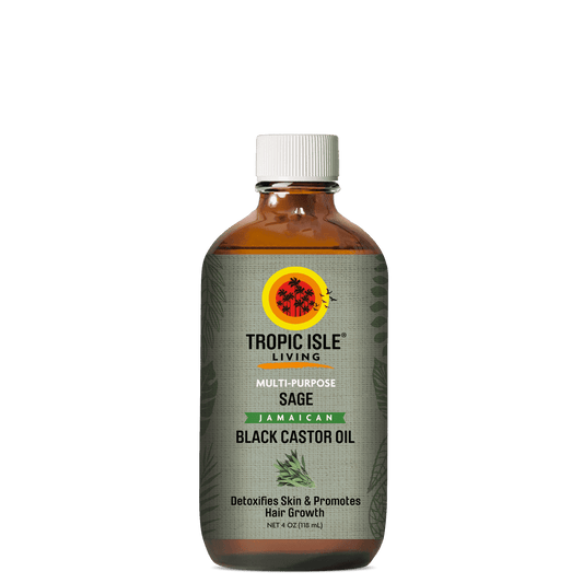 Tropic Isle Living Jamaican Black Castor Oil - Sage - Beautiful Black Hair