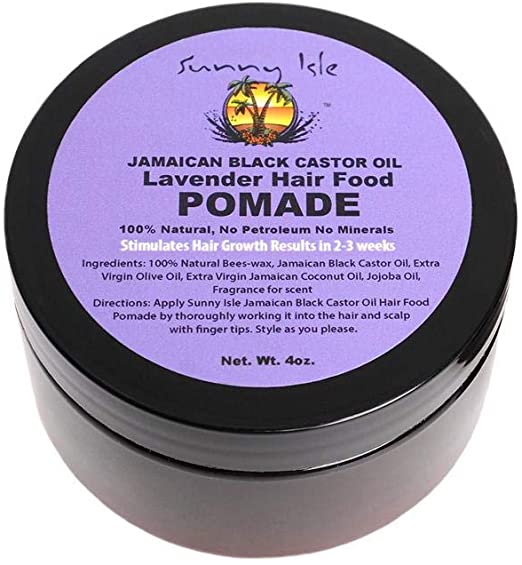 Sunny Isle Jamaican Black Castor Oil Lavender Hair Pomade - Beautiful Black Hair