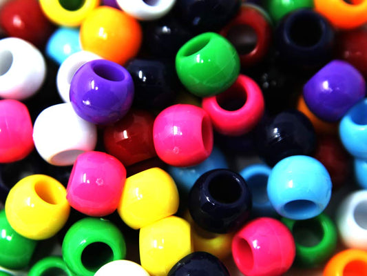 Tara Large Hair Beads - Jumbo Pack Assorted #ZQ9330