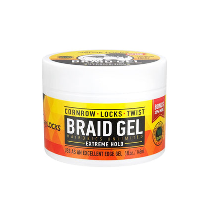 AllDay Lock Braid Gel - Extreme Hold 5oz