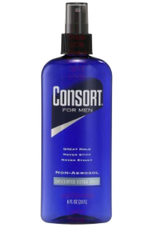 Consort Hair Spray For Men Non-Aerosol Extra Hold - Beautiful Black Hair