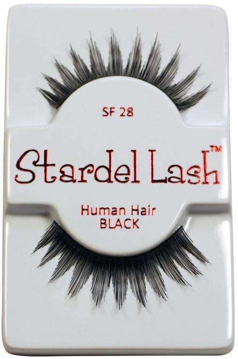 Stardel Lash 100% Human Hair Lashes - SF 28 Black - Beautiful Black Hair