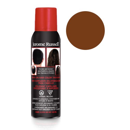 Jerome Russel Spray On Hair Color Thickener- Medium Brown - Dollar Deals