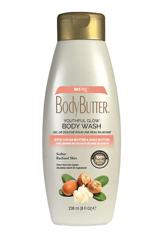 BioCare BodyButter Youthful Glow Body Wash W/ Cocoa Butter & Shea Butter