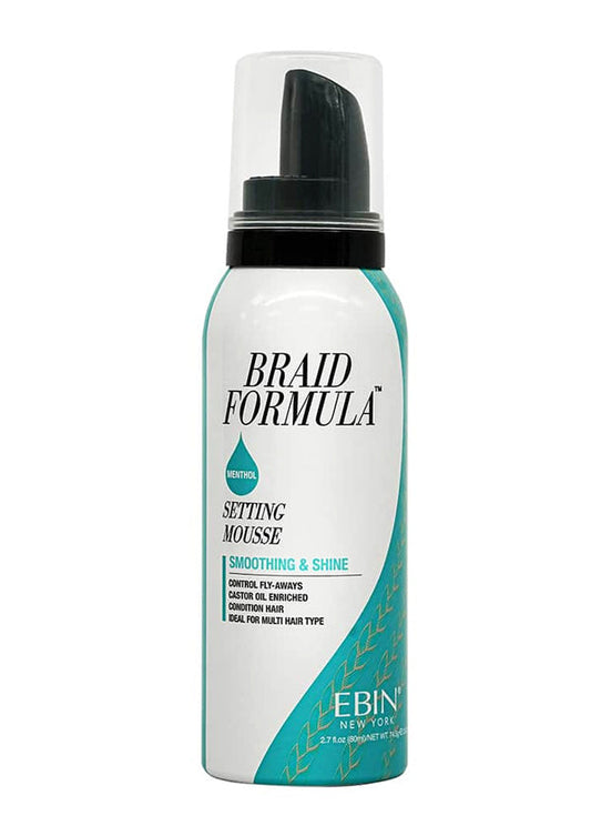 EBIN Lock n' Pomade Smoothing & Shine Setting Mousse - Menthol 2.7oz