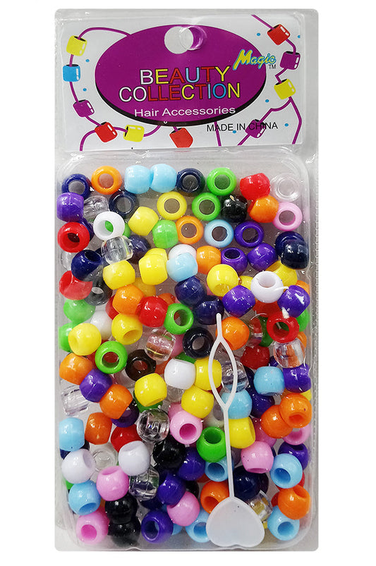 Beauty Collection Round Medium Hair Beads Jumbo Pack - Assorted #70LMIX
