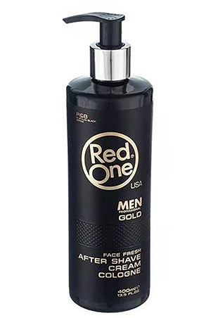 Red One Men Fresh Face After Shave Cream Cologne - Gold