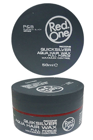 Red One Aqua Hair Wax - Quicksilver 50ml