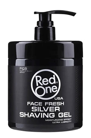 Red One Men Fresh Face Shaving Gel - Silver