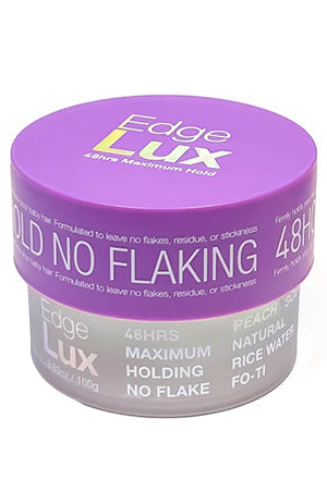 Lux Collection Edge Lux 48 Hour Maximum Hold Hair Gel Tamer 3.5oz - Peach