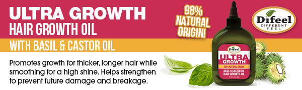 Difeel Ultra Growth Basil & Castor Oil Pro-Growth Conditioner 12oz