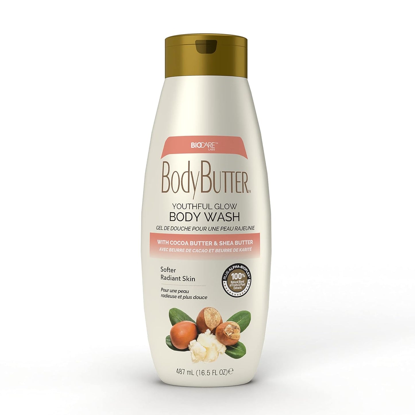 BioCare BodyButter Youthful Glow Body Wash With Cocoa Butter & Shea Butter