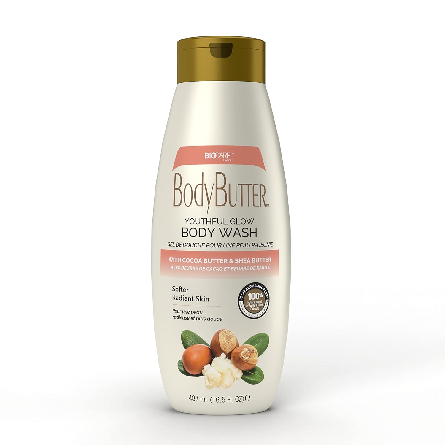 BioCare BodyButter Youthful Glow Body Wash With Cocoa Butter & Shea Butter