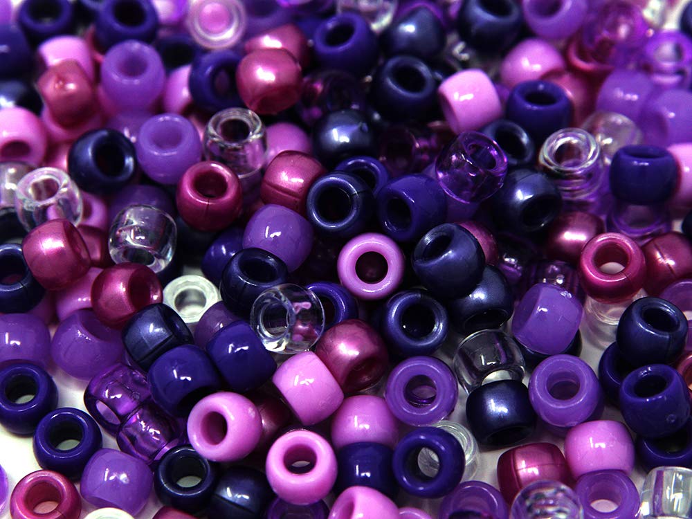 Tara Hair Beads - #72675 Purple Tone Mix Small