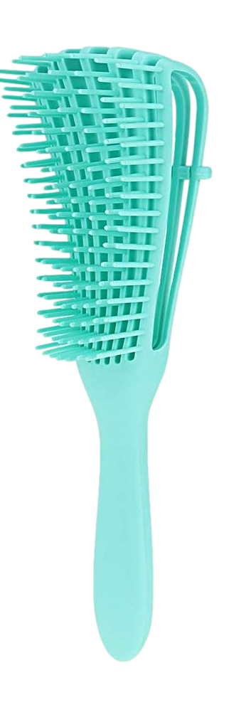 8 Row Detangling Hair Brush - Mint - Beautiful Black Hair
