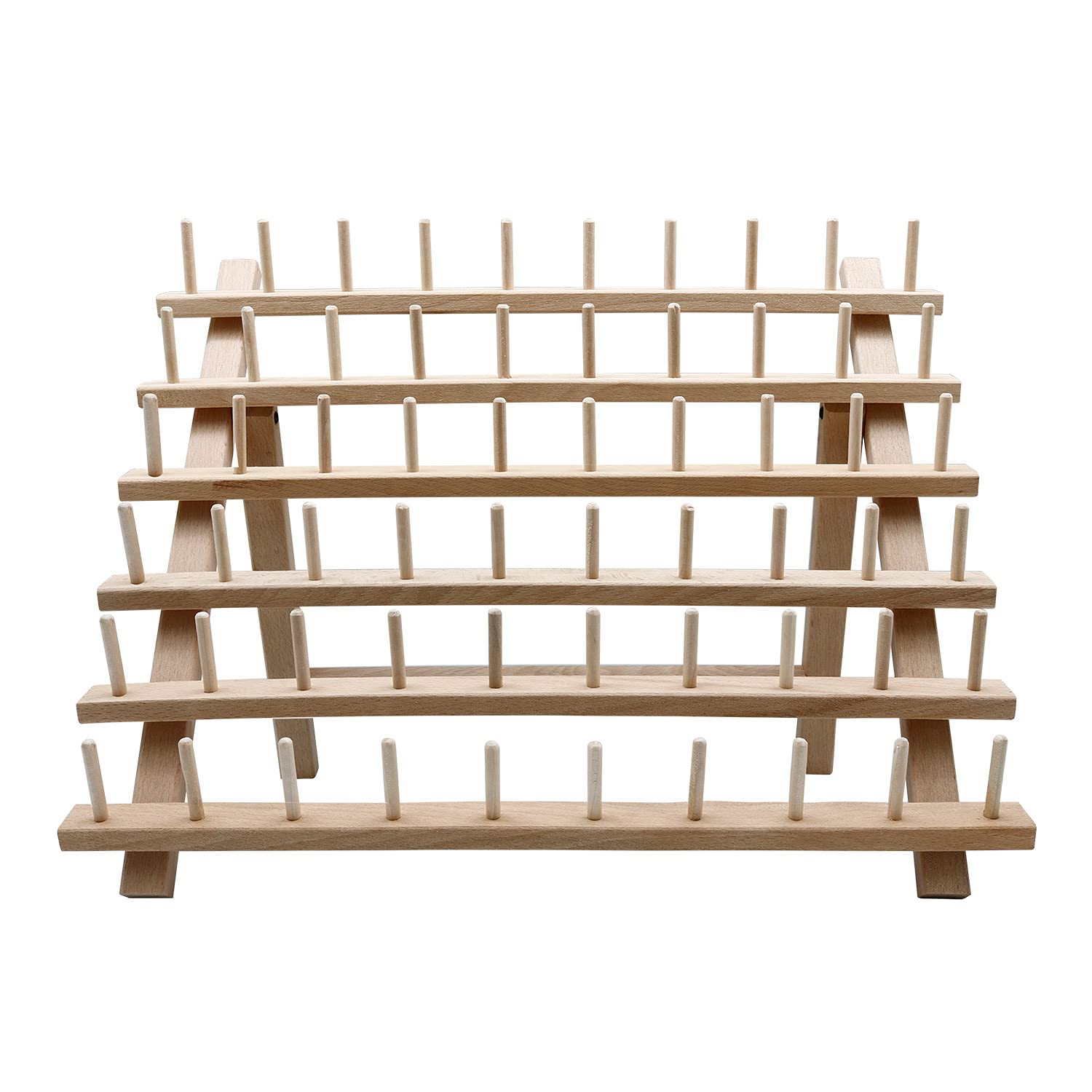 Wooden Braiding Hair Rack - Beautiful Black Hair