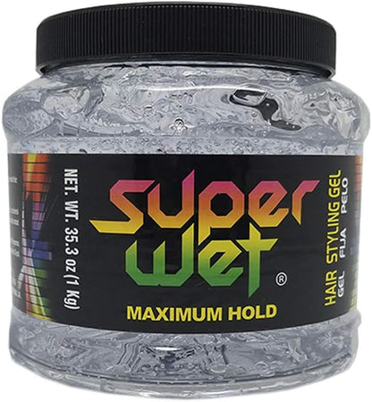 Super Wet Maximum Hold Hair Styling Gel - Clear