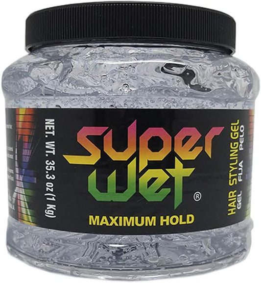 Super Wet Maximum Hold Hair Styling Gel - Clear