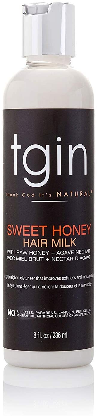 TGIN Sweet Honey Hair Milk(8oz) - Beautiful Black Hair