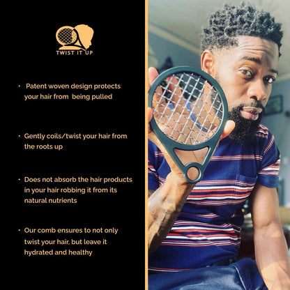 Twist It Up Comb - Bond Black
