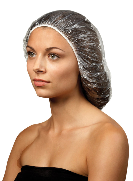 Waterproof Plastic Caps Jumbo 4pcs - Clear