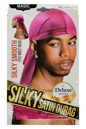 Magic Collection Silky Satin Durag #4801 Hot Pink - Beautiful Black Hair