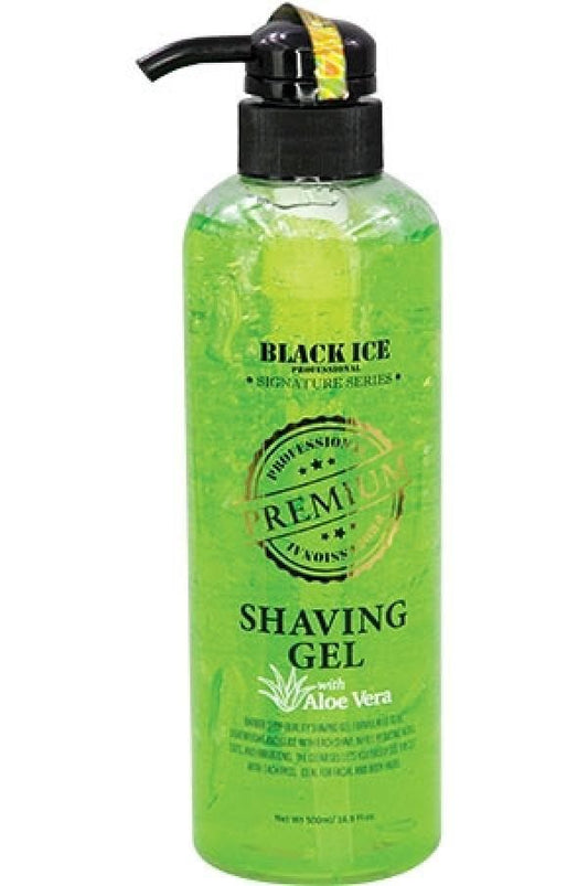 Black Ice Shaving Gel With Aloe Vera - Beautiful Black Hair