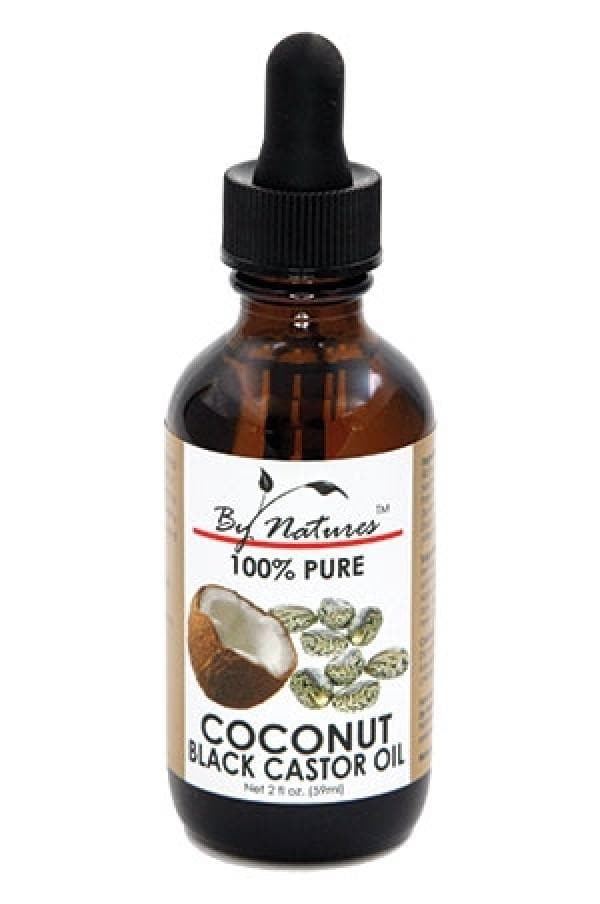 By Natures 100% Pure Coconut & Black Castor Oil - Beautiful Black Hair