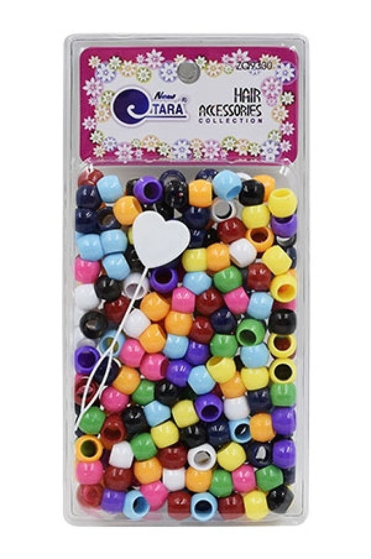Tara Large Hair Beads - Jumbo Pack Assorted #ZQ9330 - Beautiful Black Hair