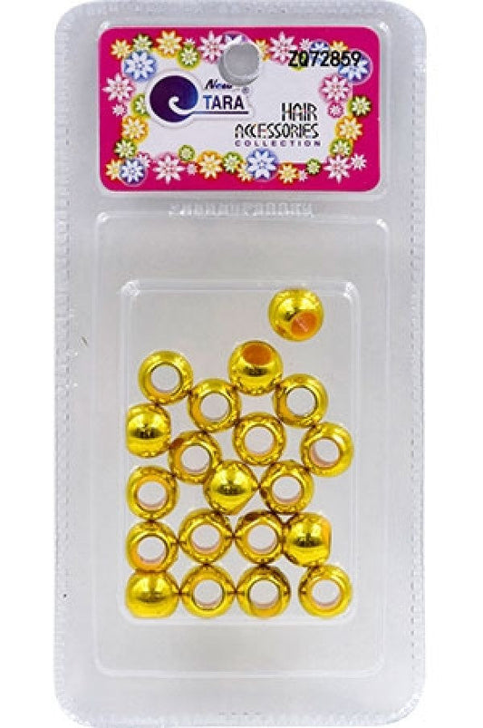 Tara Metallic Hair Beads - Gold #72859 - Beautiful Black Hair