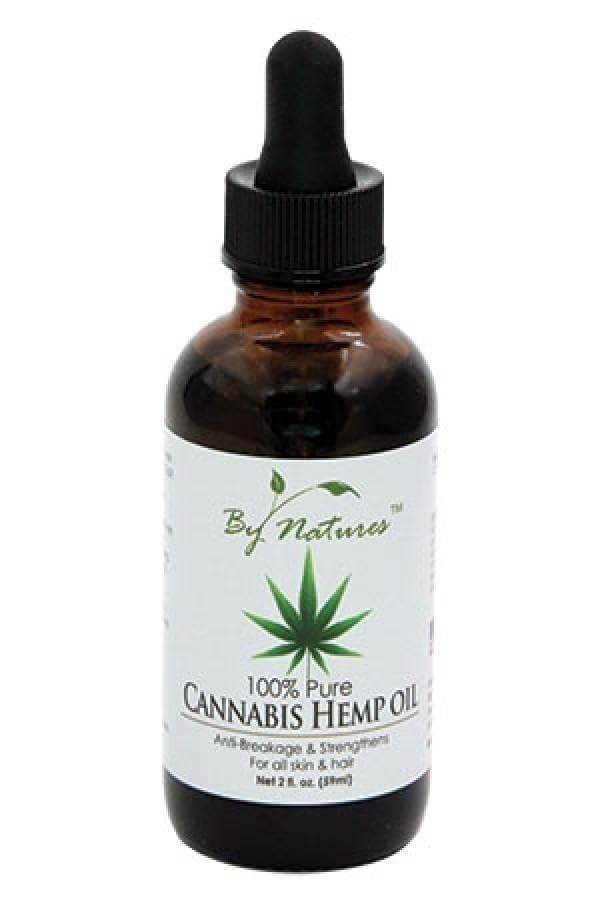 By Natures 100% Pure Cannabis Hemp  Oil - Beautiful Black Hair