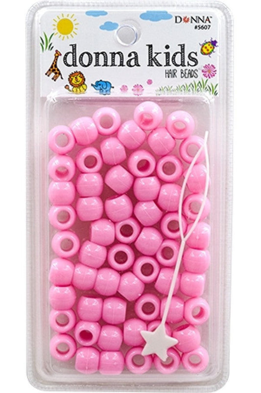 Donna Kids Medium Hair Beads - Pink #5607