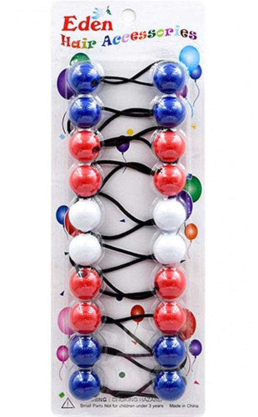 Eden Hair Baubles - Red, White & Blue #LB20RRW