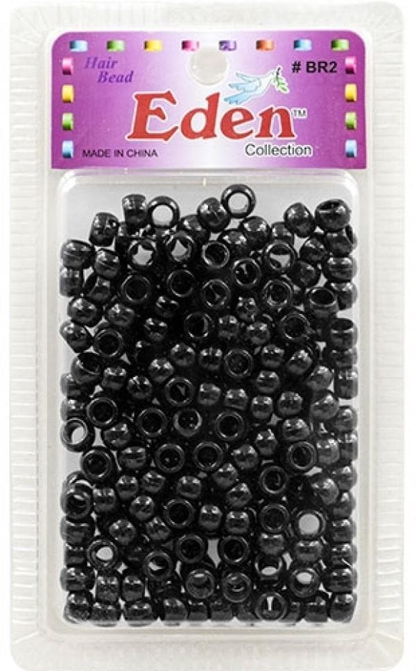 Eden Hair Beads - Black #BR2B - Beautiful Black Hair