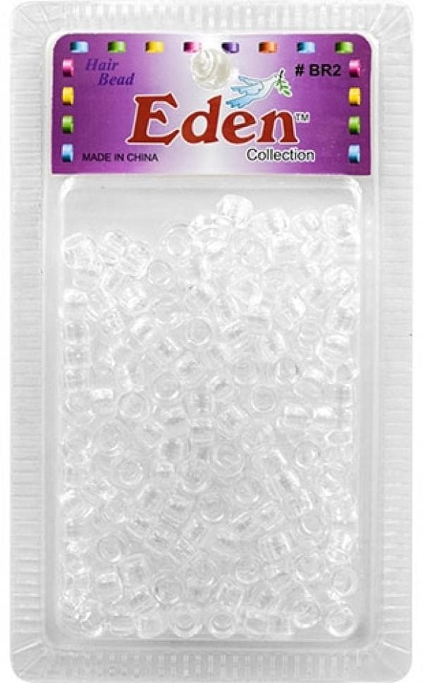 Eden Hair Beads - Clear #BR2C - Beautiful Black Hair