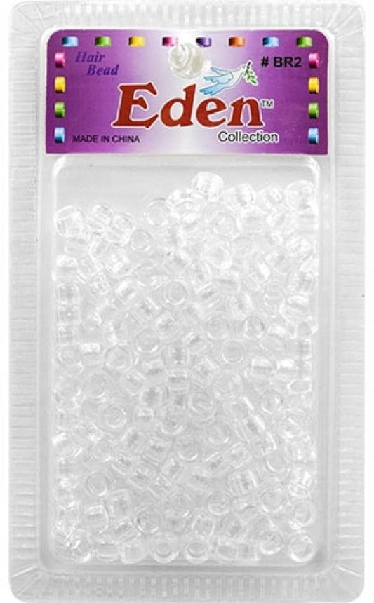 Eden Hair Beads - Clear #BR2C - Beautiful Black Hair