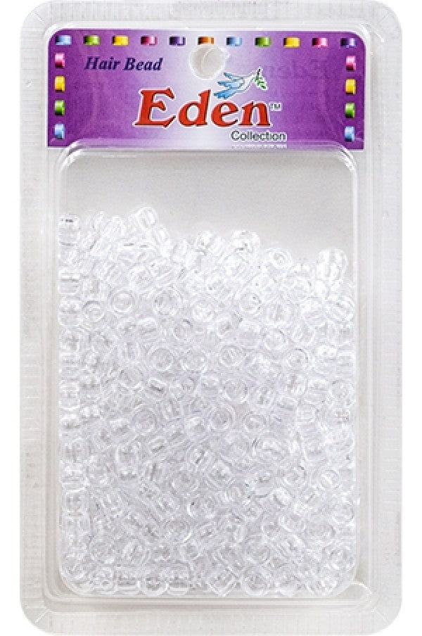 Eden Small Round Hair Beads - Clear #BR5-C