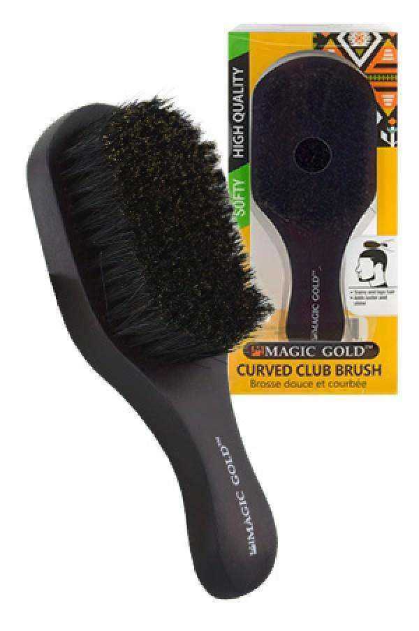 Magic Gold Soft Curved Club Brush #6807 - Beautiful Black Hair