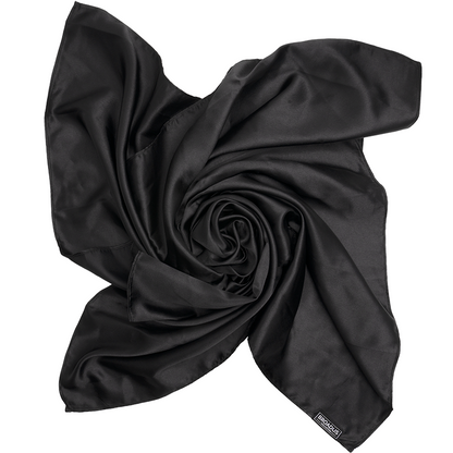 Broadus Collection Headwrap Scarf 60"X15" - Black