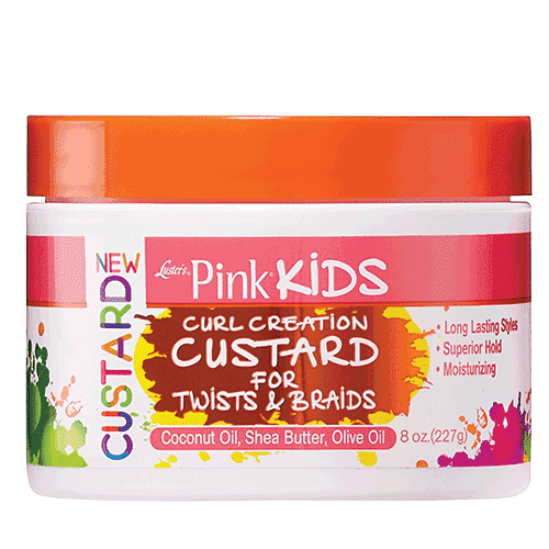 Pink Kids Curl Creation Custard For Twists & Braids - Beautiful Black Hair