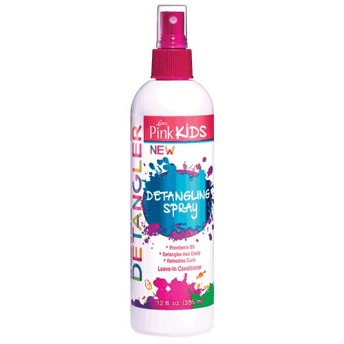 Pink Kids Detangling Spray - Beautiful Black Hair