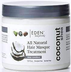 EDEN BodyWorks Coconut Shea Hair Masque Treatment - Beautiful Black Hair