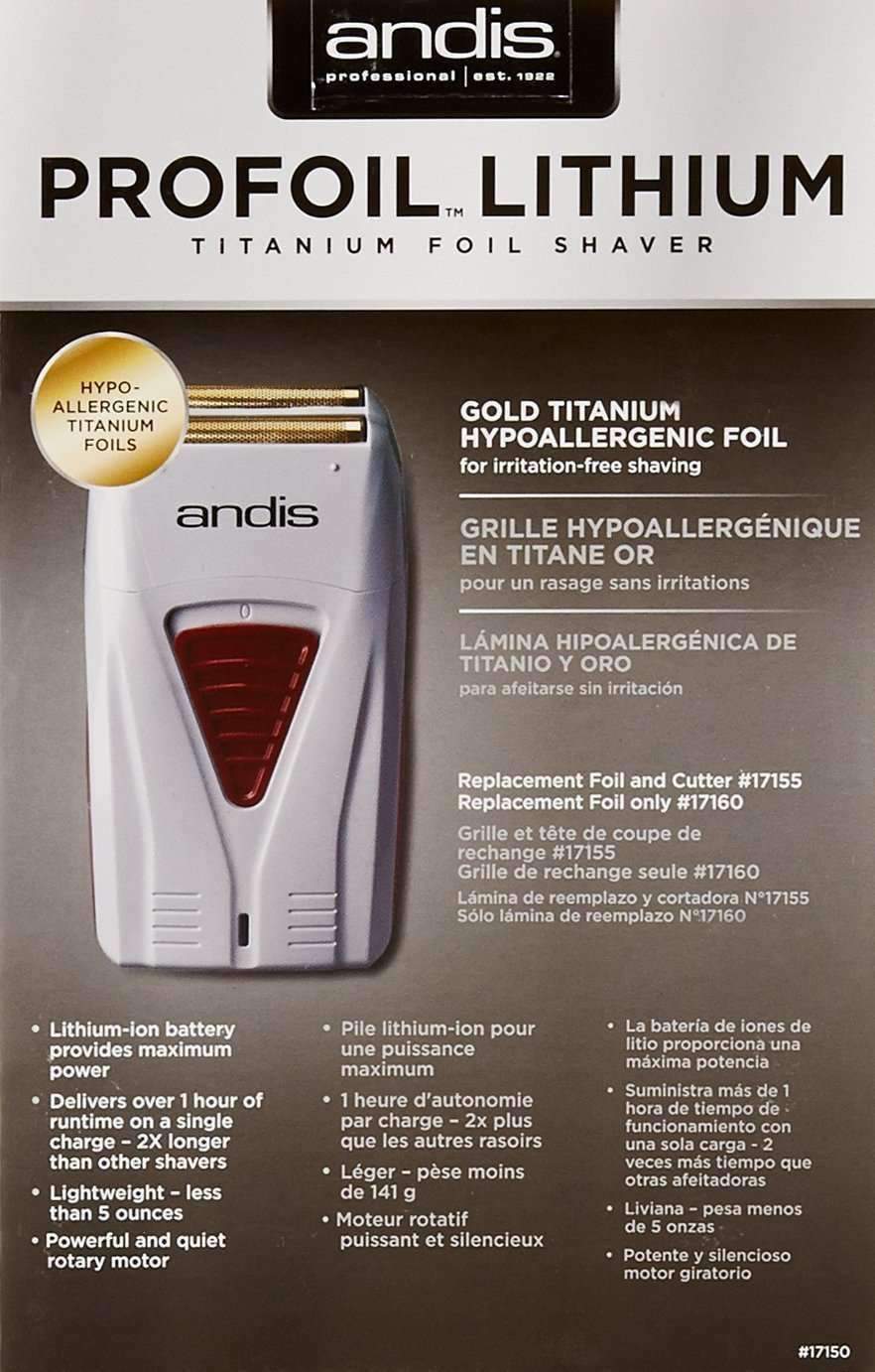 Andis Titanium Foil Head Shaver
