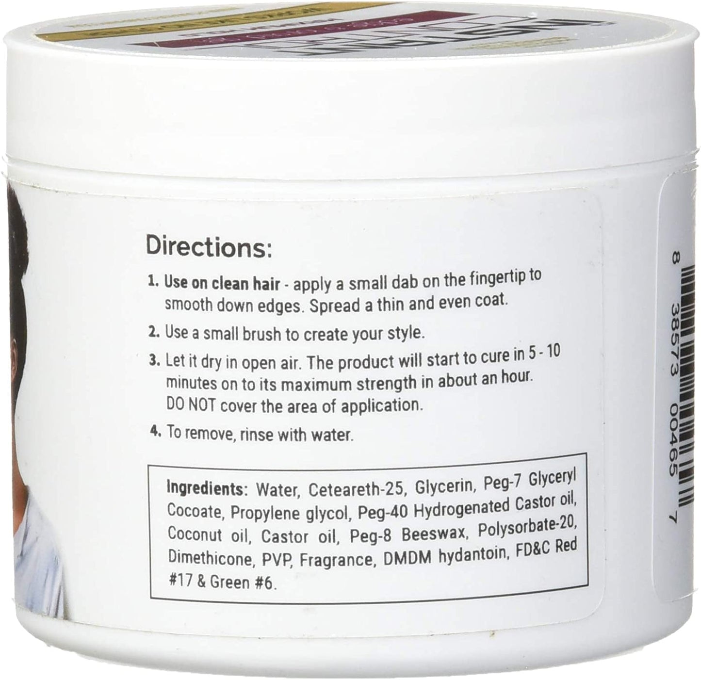 JC's Instant Control Edge & Braid Gel Maximum Hold 4oz