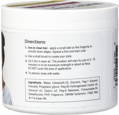 JC's Instant Control Edge & Braid Gel Maximum Hold 8oz
