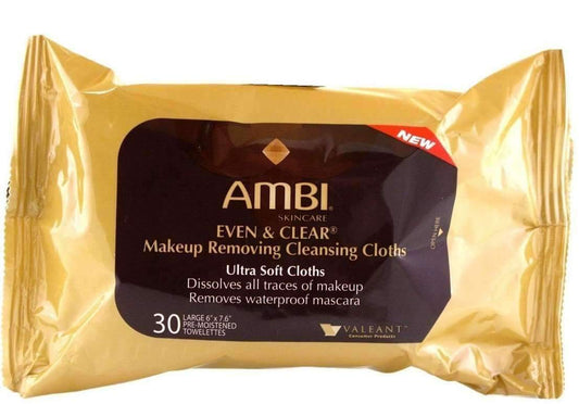 Ambi Makeup Remover Cleansing Cloths - Beautiful Black Hair