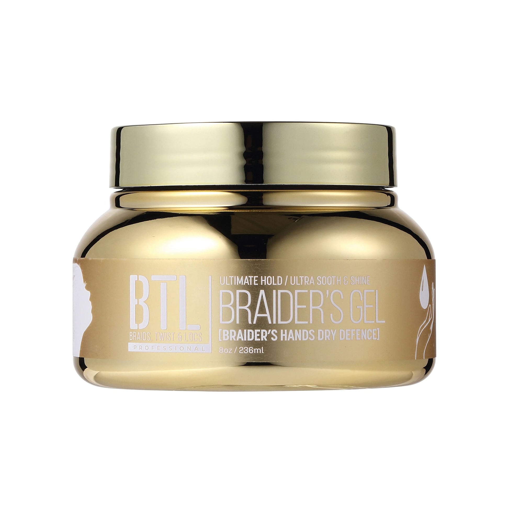 BTL Braider's Gel - Braider's Hands Dry Defense 8oz