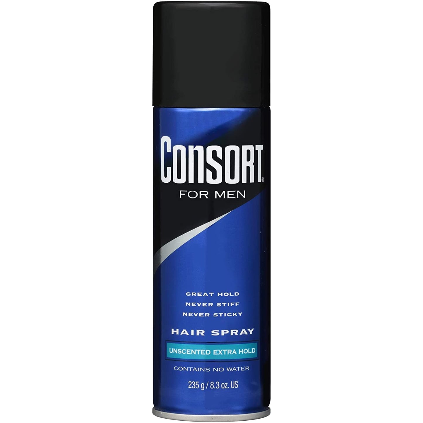 Consort Hair Spray For Men - Extra Hold - Beautiful Black Hair