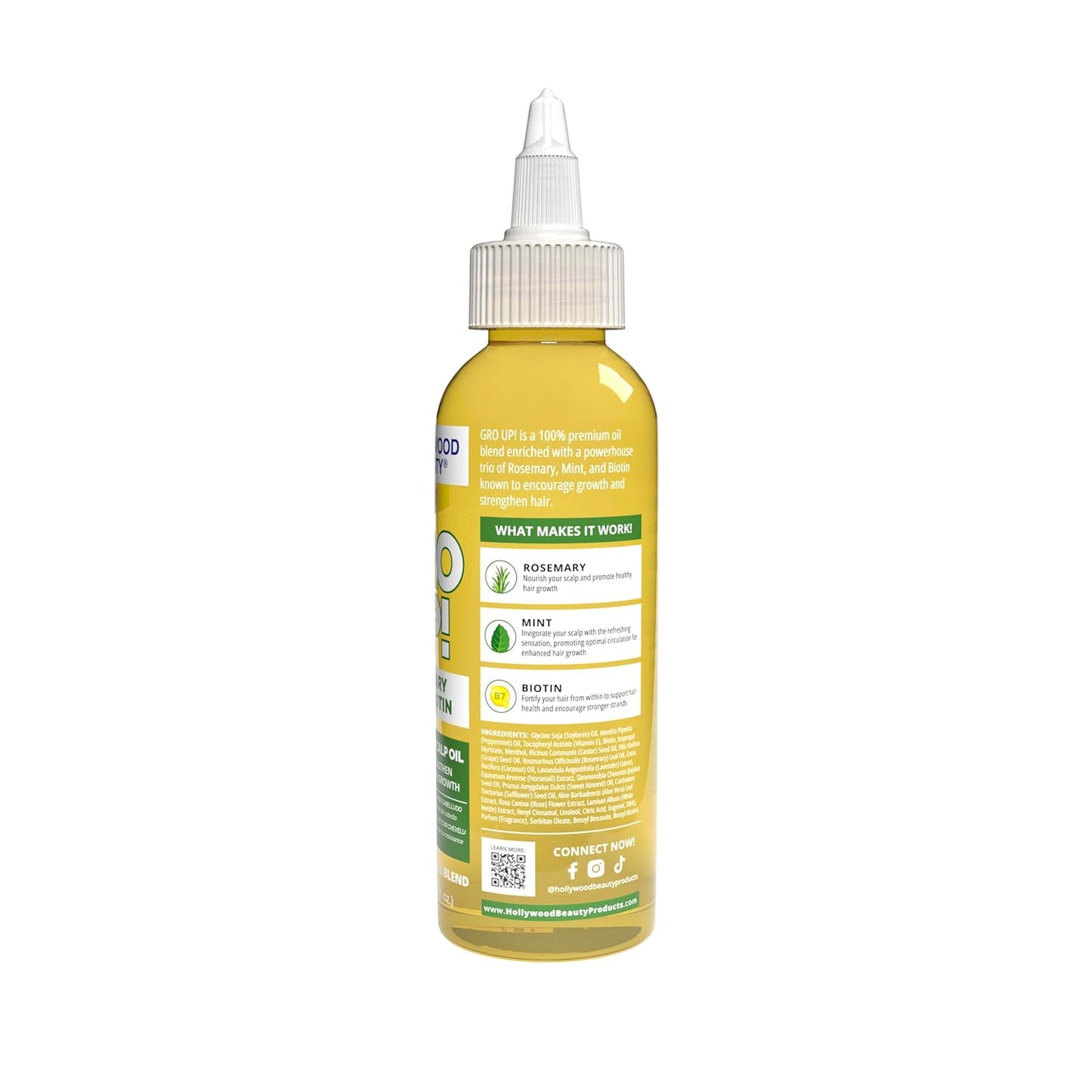Hollywood Beauty Gro Up!  Daily Hair & Scalp Oil